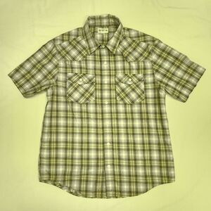 Magellan Outdoors Mens Fishing Plaid Shirt Size Medium